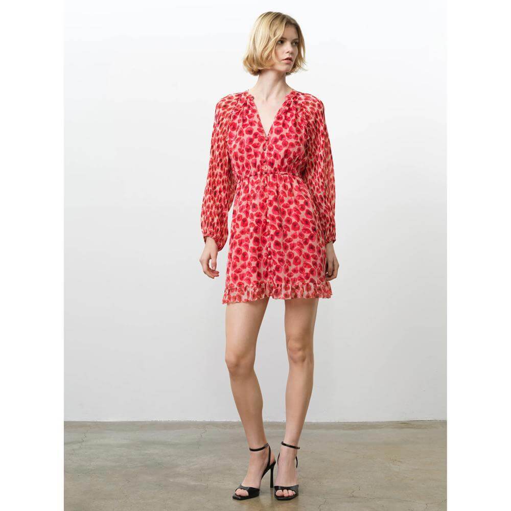 French Connection Poppy Emina Pleated Dress
